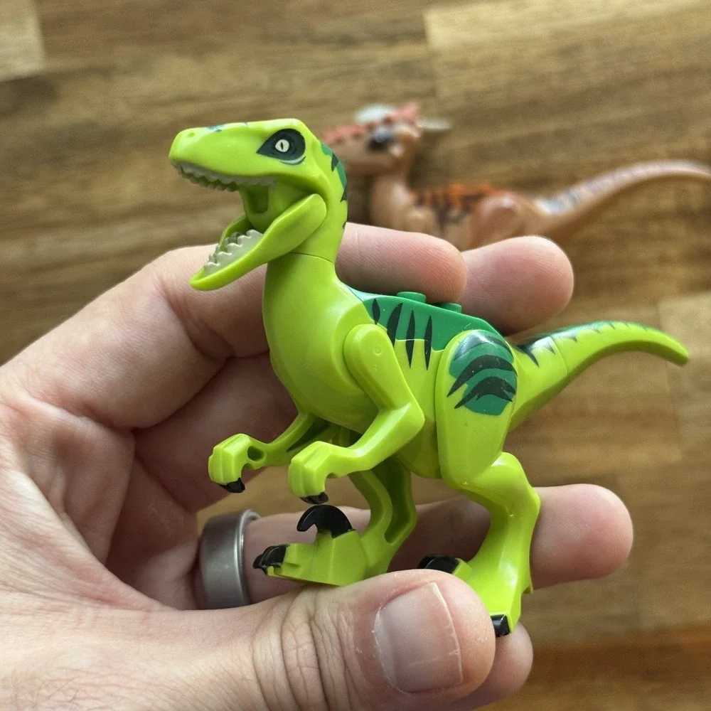 LEGO Jurassic World Stygimoloch Breakout -Dinosaur Escape Raptor FIGURES ONLY